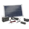 Panneau Solaire 20 Watts, Avec Batterie Et Prise Multiple Incluses Esotec