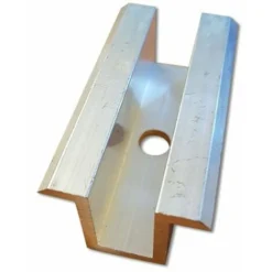 Étau Intermédiaire En Aluminium Pour La Fixation De Modules Photovoltaïques