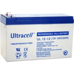 Batterie Plomb 12V 12Ah Ultracell Gamme UL