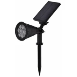 Spot à Piquer LED Solaire Pour Jardin 1.5W 6V DC Vert - Noir - SILAMP