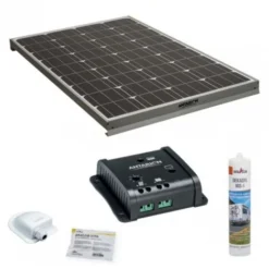 Pack ANTARION Panneau Solaire 150W Camping Car + Régulateur Solaire SC10