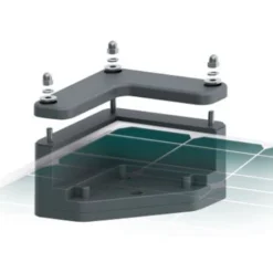 Support De Fixation De Panneau Solaire Pour Camping-car UNIFIX 1.C 40 Mm