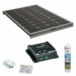 Pack ANTARION Panneau Solaire 130W Camping Car + Régulateur Solaire SC10