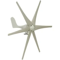 48V éolienne De Jardin 500-800W 6 Pales Blanc Générateur D'éolienne(Controleur NON INCLUS) Jmax