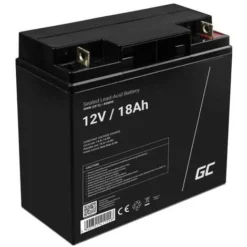 Green Cell AGM09 Batterie Au Plomb 12 V 18 Ah Plomb-gel (l X H X P) 181 X 167 X 77 Mm Raccord à Vis M5 Résistant Aux Cycles De Charge, Sans Entretie W492892