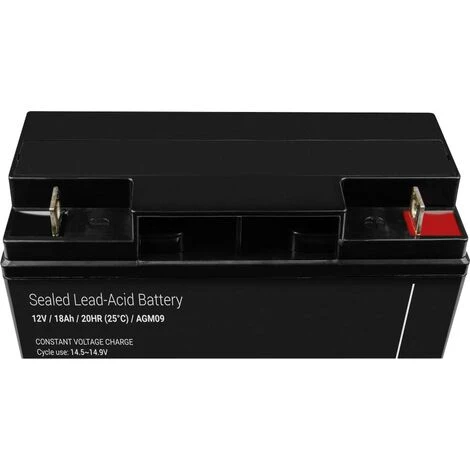 Green Cell AGM09 Batterie Au Plomb 12 V 18 Ah Plomb-gel (l X H X P) 181 X 167 X 77 Mm Raccord à Vis M5 Résistant Aux Cycles De Charge, Sans Entretie W492892 – Image 5