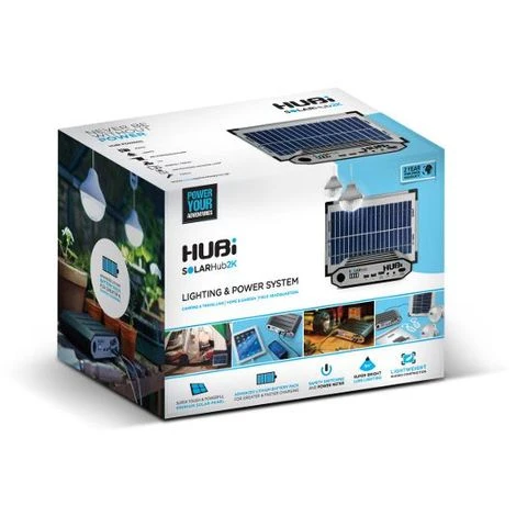 Kit Eclairage Solaire HUBI 2000 – Image 2