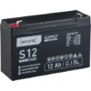 Accurat Supply S12 AGM 6V Batterie De Plomb 12Ah