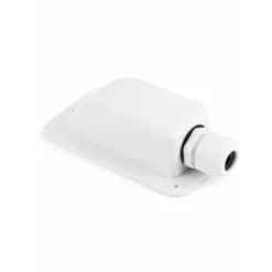 DENUOTOP Passe-toit IP68 Presse-étoupe Solaire étanche Boîtier D'entrée De Câble 1 Voie Résistant Aux Intempéries, Caravane Et Bateau Passe Câble En ABS, Blanc, 1 Pièce