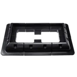 Supports De Montage Pour Panneau Solaire Coin Et Cté Et Entrée De Cable Camping-car Noir