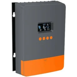 Contrôleur De Recharge Solaire MPPT 60A 4 étapes 12/24/36/48V Détection Automatique écran LCD Avec Régulateur De Lumière Noire - Multicolore