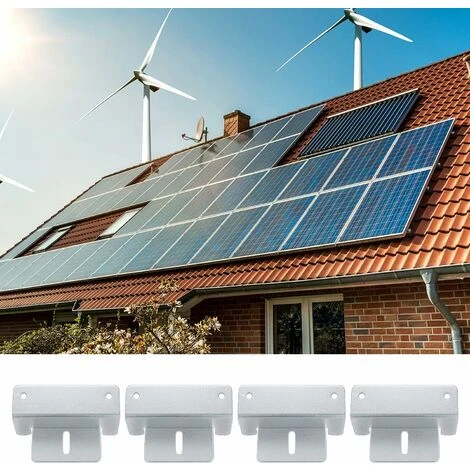 Support En Z Pour Panneau Solaire 4 Pièces Pour Montage Sur Panneau Solaire, Support En Z Avec écrous Et Vis Pour Camping-car, Toit - 100662mm – Image 5