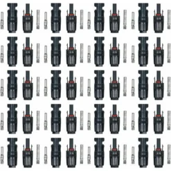 Connecteur Male Et Femelle Photovoltaique MC4, Connecteur De Module Solaire Photovoltaique, (nouveau Style Sans Cle) 20 Paires