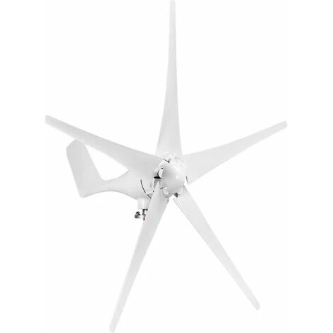 Generateur De Vent Avec Chargeur Controleur Minitype Eolienne Generateur Kit Clear Energy Moulin A Vent, 12V 1200W 5 Lames - 12V 1200W 5 Lames