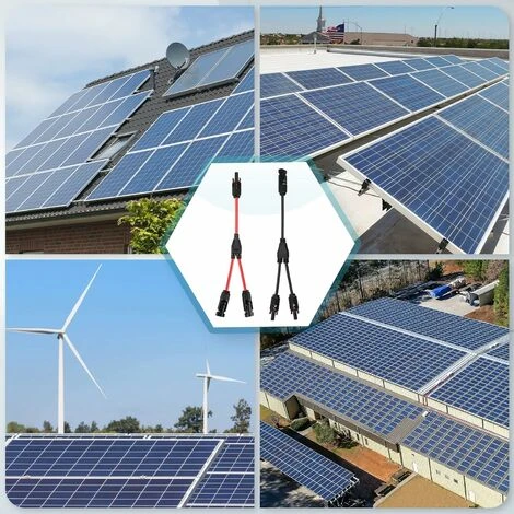 Solaire Panneau Câble Connecteur Professionnel (1 à 2 Branches) Y Connecteurs Câble Solairede Panneau Solaire MMF + FFM Adaptateur Solaire 1 Paire – Image 5