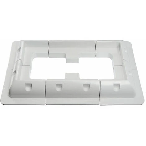 Supports De Montage Pour Panneaux Solaires Entrée D'angle, De Cté Et De Cable Camping-car Blanc