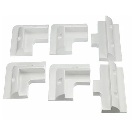 Supports De Montage Pour Panneaux Solaires Entrée D'angle, De Cté Et De Cable Camping-car Blanc – Image 2