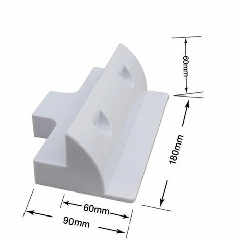 Supports De Montage Pour Panneaux Solaires Entrée D'angle, De Cté Et De Cable Camping-car Blanc – Image 4