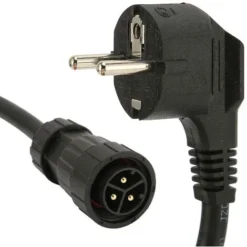 Câble EU 220V AC, Câble Solaire 3 X 1,5 Mm², Câble Photovoltaïque De 3 M Pour Micro-onduleur WVC 600 700 1200 1400 1600, Utilisé Dans Les Onduleurs Pour Centrales électriques De Balcon