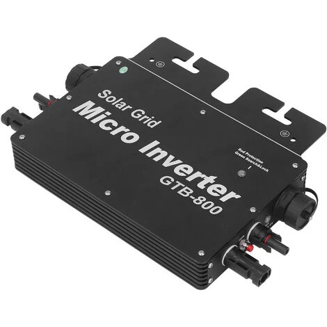 Micro Onduleur Réseau Solaire, Contrle WiFi, Identification Automatique, DC à AC, Onduleur Solaire 120V 230V, Prise Américaine Noire – Image 4