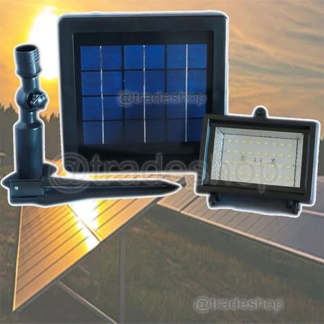 Énergie Solaire Faro 36 LED SMD Garden LED Panneau De Batterie De Batterie