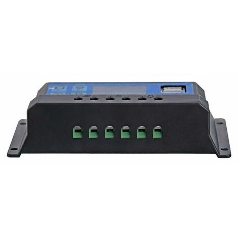 30A 12/24V LCD Régulateur Solaire Batterie Régulateur Contrôleur Double USB – Image 4