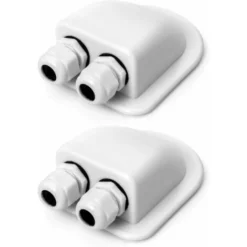 Presse-étoupe Solaire étanche Boîtier D'entrée De Câble Double Résistant Aux Intempéries , Caravane Et Bateau Passe Câble